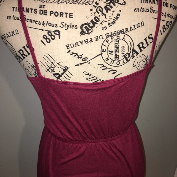 Divided H&M Sz XS-Rust Maxi- side slit to thigh - Picture 2 of 5